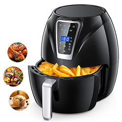 Friggitrice aria 4.3L, Air Fryer Calda Senza Olio con Potente potere , 6 Funzioni Preimpostate, Timer e Temperatura Impostabile,Riscaldamento ad alta  en oferta