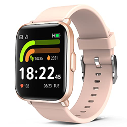 Smartwatch Donna, Orologio Fitness 5ATM Impermeabile Con GPS Condivisione Pedometro, Marcia, Cardiofrequenzimetro Sveglia 18 Modalità Sport, Orologio  en oferta