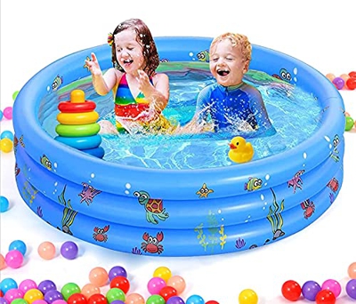 Shengruili Piscina gonfiabile grande per la famiglia, piscina rettangolare per bambini, piscina per infermiere di famiglia, piscina gonfiabile