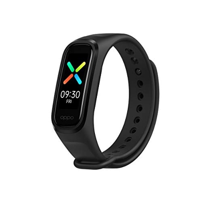 OPPO Band Sport Tracker Smartwatch con Display AMOLED a Colori 1.1'' 5ATM Carica Magnetica, Impermeabile 50m, Pedometro Fitness Cinturino Cardiofreque