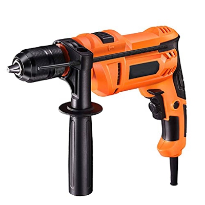 Trapano a percussione, 900 W con 3000 RPM, velocità variabile, colpo e perforazione con martello, modalità 2 in 1 per muratura, acciaio, cemento