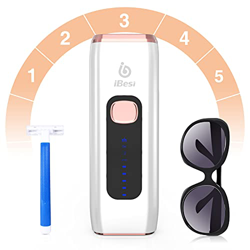 Epilatore Luce Pulsata 999,999 Flash Epilazione Professionale, Peli Depilatore Donna e Uomo Permanente Indolore, 2 Modalità di Flash e 5 Impostazioni, precio