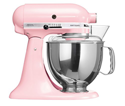 KitchenAid Artisan - Robot da cucina, 4,8 l, colore: Rosa seta en oferta