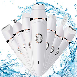 Depilatore Donna 7 In 1, Epilatore Multifunzione, Rasoio Elettrico Donna Ricaricabile USB, Umido e Asciutto, Impermeabile Indolore per Linea Bikini, N características