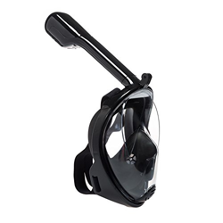 VanTen Maschera Snorkeling Integrale Anti Fog ， Maschera per Immersioni per Adulti Bambini，Compatibile con Videocamere Sportive (Nero, L/XL) características
