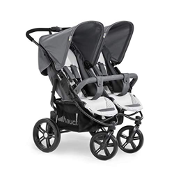 Hauck Passeggino Doppio Roadster Duo SLX, Due Bambini Età Diversa o Gemelli, Robusto, Grandi Ruote, Posizione Nanna dalla Nascita, 36 kg Portata, Pieg características