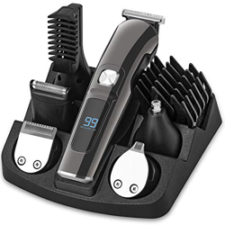 Tagliacapelli Elettrico Uomo, VESSTT Tagliacapelli Uomo Professionale Regolabarba Ricaricabile con Display a LCD, Rasoio Capelli 11 In 1 Tagliacapelli en oferta
