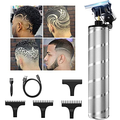Tagliacapelli Uomo Professionale, Macchinetta per Capelli Professionale T-Outliner Trimmer Regolabarba Uomo, Clipper Regolacapelli con Lame Affilate d