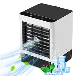 Mini Condizionatore Portatile, Climatizzatore Portatile, Air Cooler con 3 Velocità del Vento Regolabili 3 in 1 Evaporativo Refrigeratore D'aria Umidif en oferta