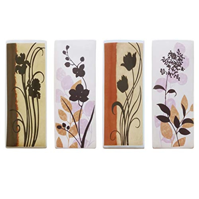 Ikebana Set di 4 umidificatori in ceramica da appendere al termosifone, evaporatori ad acqua a1662