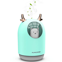 Umidificatore Ambiente Bambini Ultrasuoni con Diffusore Profuma, Umidificatore Ambienti 7 colori di Luce LED Silenzioso 12 Ore di Spegnimento Automati precio