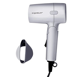 Aigostar Asciugacapelli da Viaggio con Manico Pieghevole 2 Impostazione di Velocità e Calore, Potenza da 1200W e un Cavo da 1.8M. Protezione con Spegn en oferta