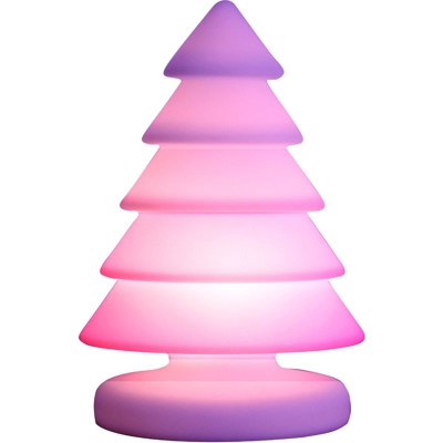 Albero Natale Snowy40 RGB multicolor è la lampada di Natale in polietilene ultra resistente.