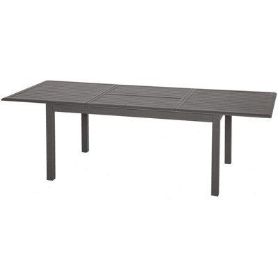 Tavolo da giardino allungabile 160-254x100x75 cm marrone marrone