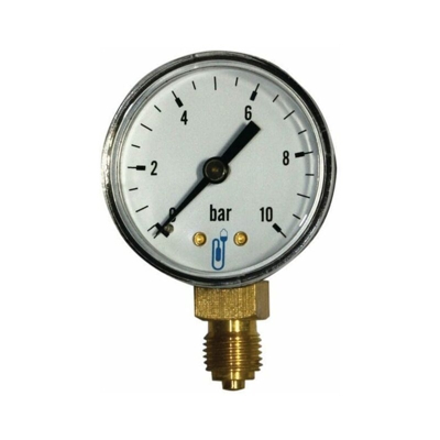 manometro DISTRILABO tipo 116 D50mm 0 a 10b ABS, 8x13 Ref.1162RV14D