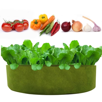 Happyshopping - borse impianto rotonde, crescono borse | verde, diametro 80 centimetri * 30cm di altezza, 260,40 litri - verde, diametro 80