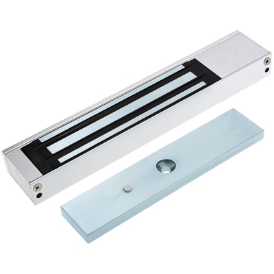 Serratura elettromagnetica magnetica elettrica per porta singola 12V Forza di tenuta 180KG (350LB) per controllo accessi