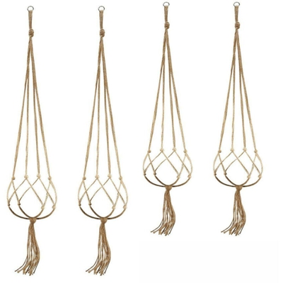 Macrame gancio pianta imbracatura decorazione esterna