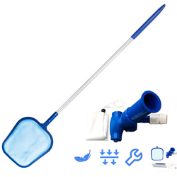 Piscina di pulizia reti da pesca a getto vuoto strumento, di default American Standard, adattatore casuale colore dei capelli características