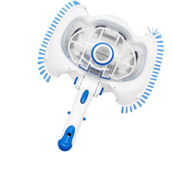 Coperchio trasparente con la testa a vuoto piscina, la testa di aspirazione per la pulizia piscina parti di utensili contaminati, blu en oferta