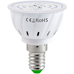 Happyshopping - AC220V LED a spettro completo coltivano la lampadina E14 Presa con 60 LED Lampada per la coltivazione di piante per la coltura precio