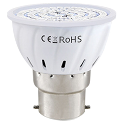 Happyshopping - AC220V LED a spettro completo coltivano la lampadina B22 Presa con 60 LED Lampada per la coltivazione di piante per la coltura en oferta