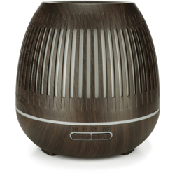 Happyshopping - yx-130 Smart WiFi Diffusore di oli essenziali 400ml Umidificatore a nebbia fredda Umidificatore per aromaterapia a grana di legno 7 características