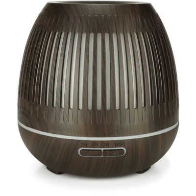 Happyshopping - yx-130 Smart WiFi Diffusore di oli essenziali 400ml Umidificatore a nebbia fredda Umidificatore per aromaterapia a grana di legno 7
