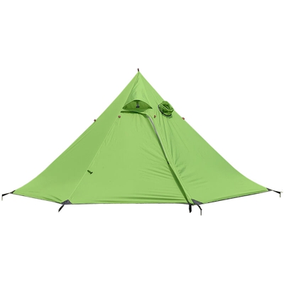 Happyshopping - Tenda Piramide Ultraleggera 3 4 Persone Tenda Zaino Tenda Impermeabile 4 Stagioni,Tipo,verde - Tipo,verde