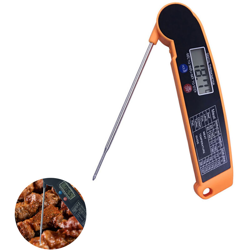Happyshopping - termometri barbecue cibo, termometri elettronici, arancio, senza spedizioni di batterie en oferta