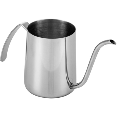 Happyshopping - Bollitore per caffe a goccia in acciaio inossidabile da 350 ml Collo d'oca Versare sopra Bollitore per caffe Bollitore per te