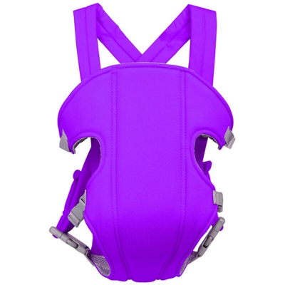 Happyshopping - Portabebe ergonomico Portabebe 3-16 mesi Frontale e posteriore Porta canguro in rete per neonato,Tipo,Viola - Tipo,Viola