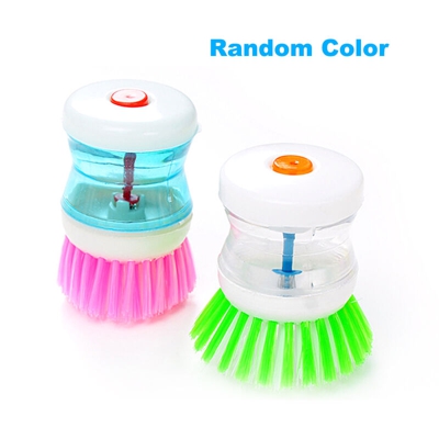 Happyshopping - Spazzola per piatti con dispenser di sapone Spazzola per la pulizia per piatti Pentola per la pulizia Utensili da cucina per la casa
