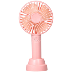 Happyshopping - Mini ventola USB da scrivania a 3 marce con base di supporto portatile per studio a casa da viaggio in ufficio all'aperto,Tipo, rosa precio