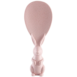 Happyshopping - Cucchiaio di riso antiaderente Cucchiaio da portata a forma di coniglio Spatola di riso in piedi Cucchiaio da cucina verticale precio
