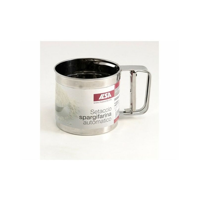 Spargifarina automatico in acciaio inox gr 250
