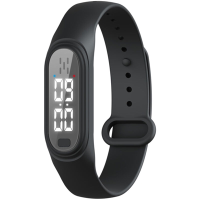 Happyshopping - Q2 Ultrasonic-Wave Mosquito Repellent Watch Adulti Bambini Outdoor Braccialetto anti-zanzara elettronico portatile con funzione