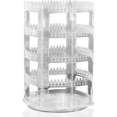 Happyshopping - Orecchini visualizzano stoccaggio rack, girevole / grande capienza / trasparente