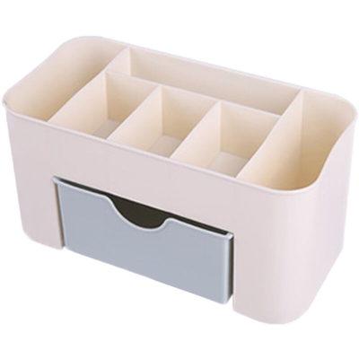 Happyshopping - Scatola di immagazzinaggio cosmetica multifunzionale Uso domestico Desktop Candy Colore Organizzatore di trucco di stoccaggio di