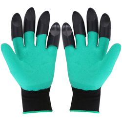 guanti da giardinaggio verdi con artigli scavo, guanti protettivi artiglio 8 en oferta