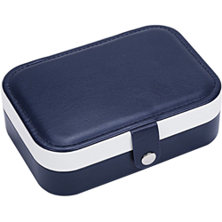 Scatola portagioie Scatola portaoggetti multifunzionale per ornamenti per anelli, orecchini, collana,Tipo, blu - Tipo, blu precio