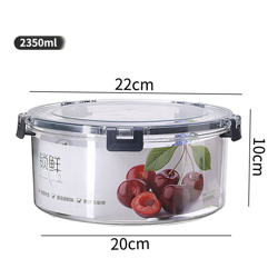 Frigorifero Scatola di conservazione degli alimenti Scatola di immagazzinaggio sigillata per alimenti Cucina Verdure Scatola di plastica per cereali en oferta