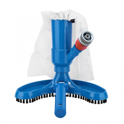 spazzola aspirapolvere getto, pennello la piscina, la pulizia degli attrezzi, spazzole sacchi contenenti linker, asta telescopica libera, American en oferta