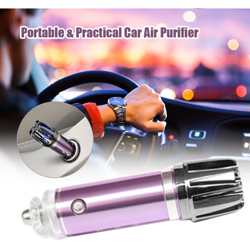 Eliminatore del purificatore del filtro dell'aria da 12 V 0,8 W Mini portatile,Tipo,viola - Tipo,viola precio