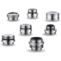 7Pcs Adattatori per tubi flessibili per rubinetto di dimensioni multiple Aeratori per lavello rimovibili in ottone massiccio precio