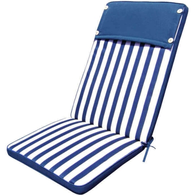 Cuscino Alto Rosso Con Doppia Cucitura Per Sedia O Poltrona Alta Per Esterno Idrorepellenti Resistente All'Acqua