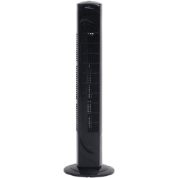 vidaXL Ventilatore a Torre con Timer Φ24x80 cm Nero - Nero precio