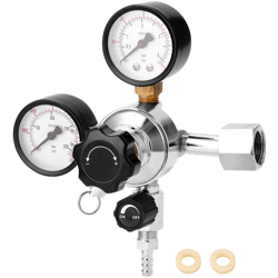 CGA320 Beer Keg Regolatore di CO2 Valvola limitatrice di pressione di sicurezza Stabilizzatore di pressione integrato 0-3000 PSI Serbatoi Pressione en oferta