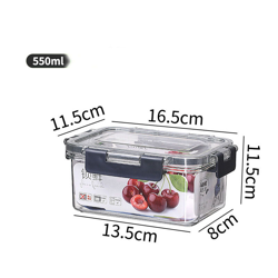 Frigorifero Scatola di conservazione degli alimenti Scatola di immagazzinaggio sigillata per alimenti Cucina Verdure Scatola di plastica per cereali precio