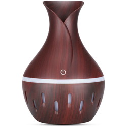 Diffusore di aromi 300 ML Aromaterapia Diffusore di oli essenziali Umidificatore d'aria Purificatore a forma di vaso Creatore di nebbia con luci a características
